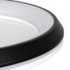 LEDTM® MELINA 61040 Μοντέρνο Φωτιστικό Οροφής LED 55W 6376lm 120° AC 220-240V IP20 Ρυθμιζόμενο Λευκό CCT με Χειριστήριο από 2700K έως 6000K Dimmable - Lumileds SMD Chip - Μαύρο Ματ - Μ48 x Π48 x Υ9cm - 3 Χρόνια Εγγύηση - Image 8