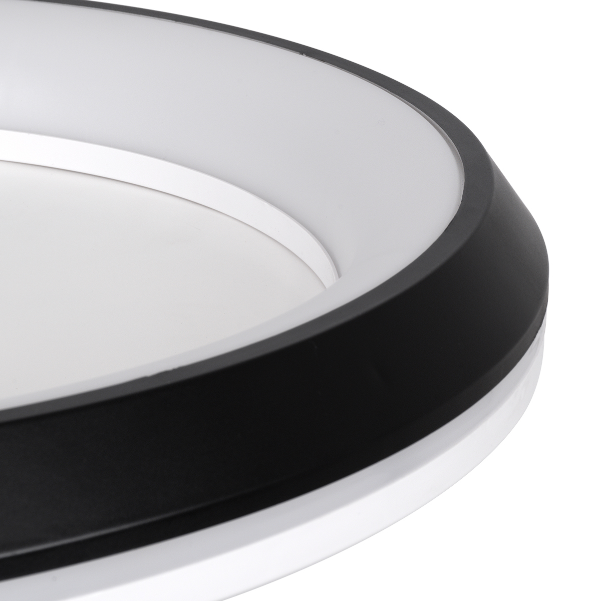 LEDTM® MELINA 61040 Μοντέρνο Φωτιστικό Οροφής LED 55W 6376lm 120° AC 220-240V IP20 Ρυθμιζόμενο Λευκό CCT με Χειριστήριο από 2700K έως 6000K Dimmable - Lumileds SMD Chip - Μαύρο Ματ - Μ48 x Π48 x Υ9cm - 3 Χρόνια Εγγύηση - Image 8