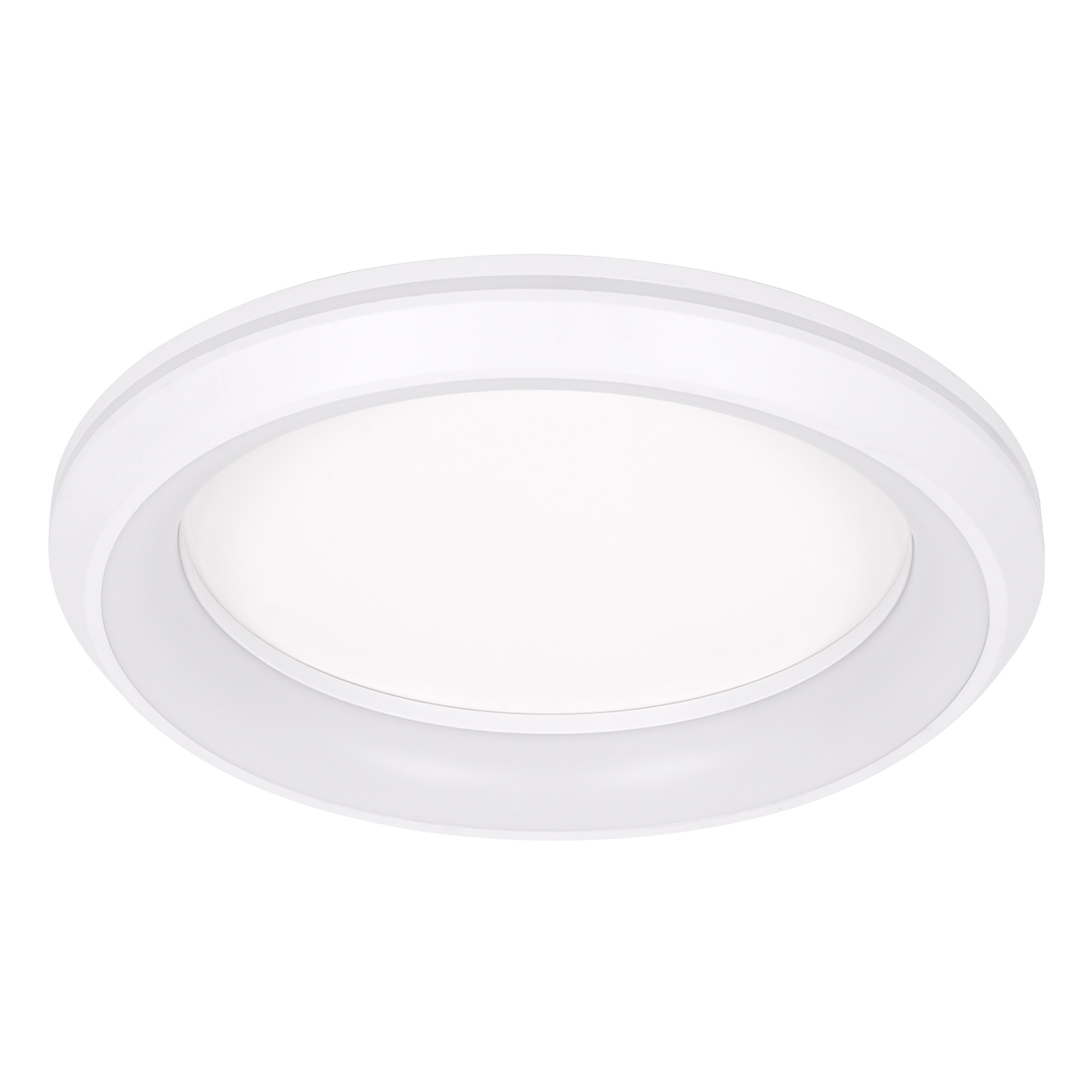 LEDTM® MELINA 61041 Μοντέρνο Φωτιστικό Οροφής LED 55W 6376lm 120° AC 220-240V IP20 Ρυθμιζόμενο Λευκό CCT με Χειριστήριο από 2700K έως 6000K Dimmable - Lumileds SMD Chip - Λευκό Ματ - Μ48 x Π48 x Υ9cm - 3 Χρόνια Εγγύηση - Image 3