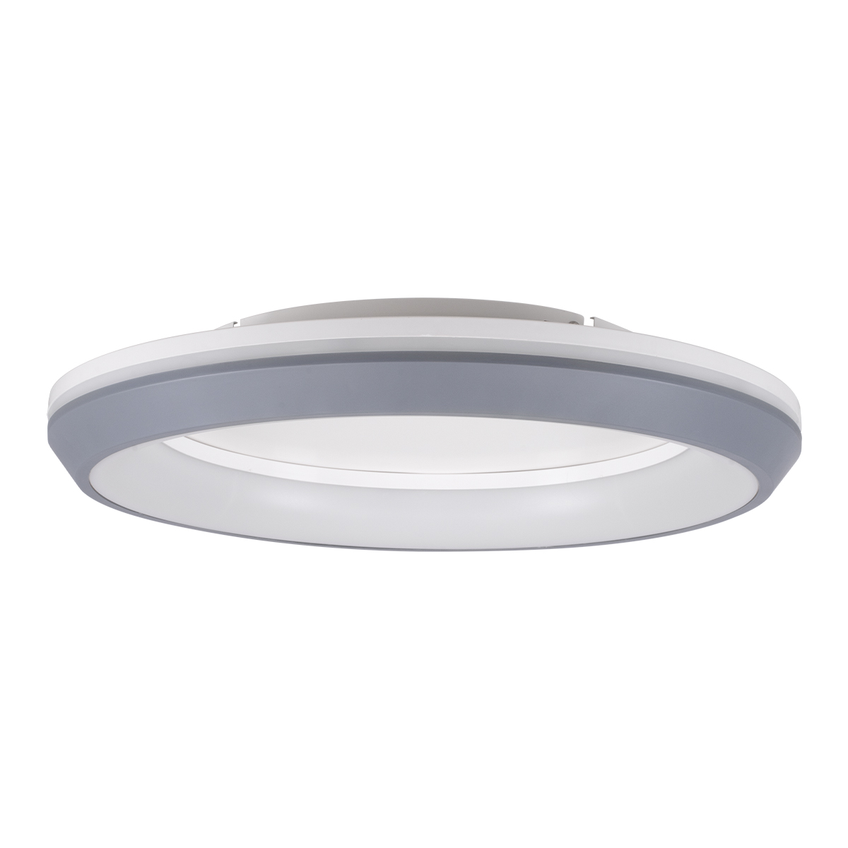 LEDTM® MELINA 61042 Μοντέρνο Φωτιστικό Οροφής LED 55W 6376lm 120° AC 220-240V IP20 Ρυθμιζόμενο Λευκό CCT με Χειριστήριο από 2700K έως 6000K Dimmable - Lumileds SMD Chip - Γκρι - Μ48 x Π48 x Υ9cm - 3 Χρόνια Εγγύηση - Image 4