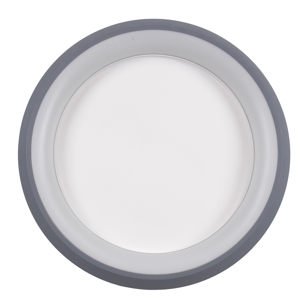 LEDTM® MELINA 61042 Μοντέρνο Φωτιστικό Οροφής LED 55W 6376lm 120° AC 220-240V IP20 Ρυθμιζόμενο Λευκό CCT με Χειριστήριο από 2700K έως 6000K Dimmable - Lumileds SMD Chip - Γκρι - Μ48 x Π48 x Υ9cm - 3 Χρόνια Εγγύηση - Image 6