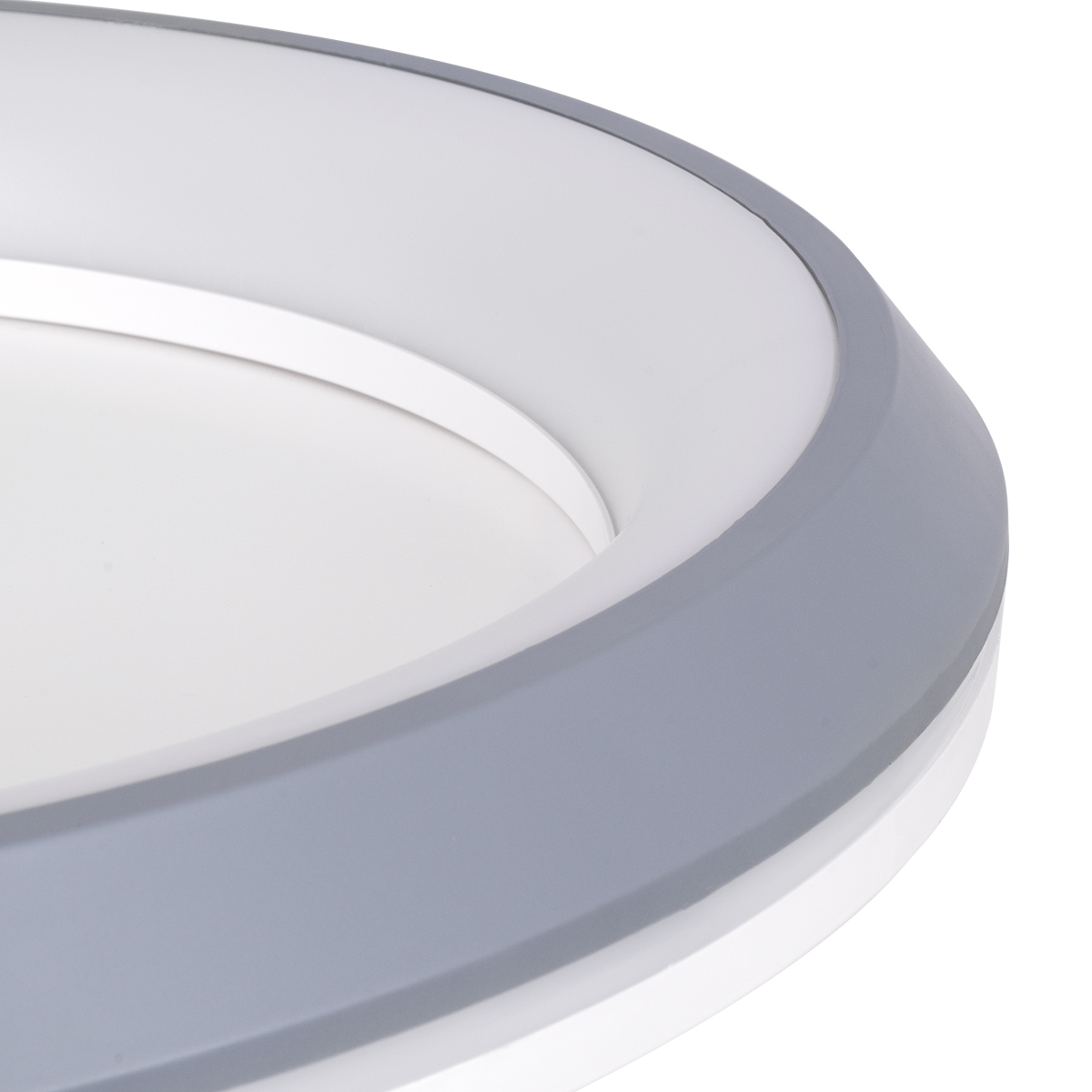 LEDTM® MELINA 61042 Μοντέρνο Φωτιστικό Οροφής LED 55W 6376lm 120° AC 220-240V IP20 Ρυθμιζόμενο Λευκό CCT με Χειριστήριο από 2700K έως 6000K Dimmable - Lumileds SMD Chip - Γκρι - Μ48 x Π48 x Υ9cm - 3 Χρόνια Εγγύηση - Image 8