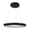 LEDTM® MELINA 61043 Μοντέρνο Κρεμαστό Φωτιστικό Οροφής LED 55W 6376lm 120° AC 220-240V IP20 Ρυθμιζόμενο Λευκό CCT με Χειριστήριο από 2700K έως 6000K Dimmable - Lumileds SMD Chip - Μαύρο Ματ - Μ48 x Π48 x Υ6.5cm - 3 Χρόνια Εγγύηση - Image 4