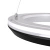 LEDTM® MELINA 61043 Μοντέρνο Κρεμαστό Φωτιστικό Οροφής LED 55W 6376lm 120° AC 220-240V IP20 Ρυθμιζόμενο Λευκό CCT με Χειριστήριο από 2700K έως 6000K Dimmable - Lumileds SMD Chip - Μαύρο Ματ - Μ48 x Π48 x Υ6.5cm - 3 Χρόνια Εγγύηση - Image 7