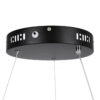 LEDTM® MELINA 61043 Μοντέρνο Κρεμαστό Φωτιστικό Οροφής LED 55W 6376lm 120° AC 220-240V IP20 Ρυθμιζόμενο Λευκό CCT με Χειριστήριο από 2700K έως 6000K Dimmable - Lumileds SMD Chip - Μαύρο Ματ - Μ48 x Π48 x Υ6.5cm - 3 Χρόνια Εγγύηση - Image 8
