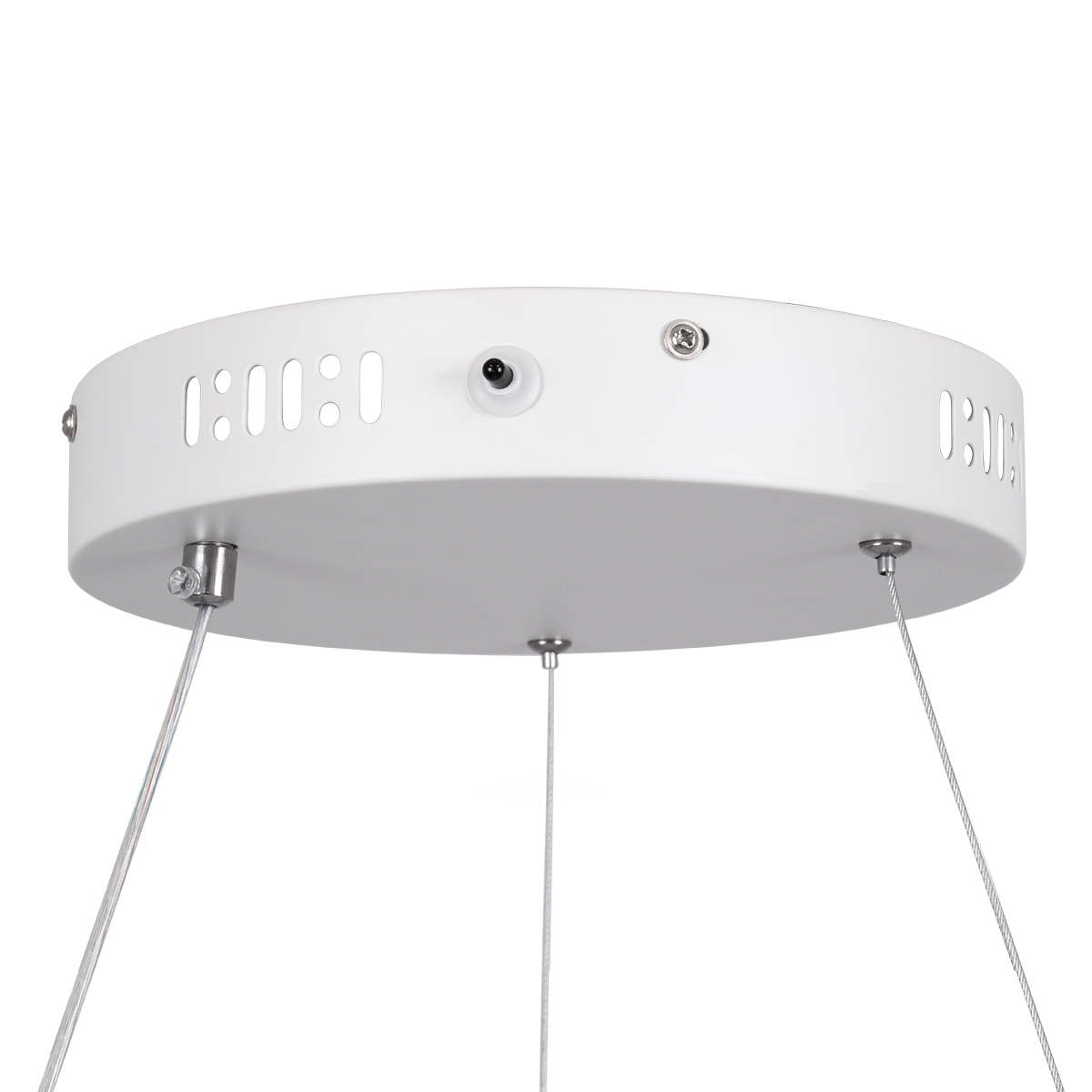 LEDTM® MELINA 61044 Μοντέρνο Κρεμαστό Φωτιστικό Οροφής LED 55W 6376lm 120° AC 220-240V IP20 Ρυθμιζόμενο Λευκό CCT με Χειριστήριο από 2700K έως 6000K Dimmable - Lumileds SMD Chip - Λευκό Ματ - Μ48 x Π48 x Υ6.5cm - 3 Χρόνια Εγγύηση - Image 8