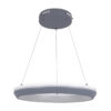 LEDTM® MELINA 61045 Μοντέρνο Κρεμαστό Φωτιστικό Οροφής LED 55W 6376lm 120° AC 220-240V IP20 Ρυθμιζόμενο Λευκό CCT με Χειριστήριο από 2700K έως 6000K Dimmable - Lumileds SMD Chip - Γκρι & Λευκό - Μ48 x Π48 x Υ6.5cm - 3 Χρόνια Εγγύηση - Image 4