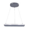 LEDTM® MELINA 61045 Μοντέρνο Κρεμαστό Φωτιστικό Οροφής LED 55W 6376lm 120° AC 220-240V IP20 Ρυθμιζόμενο Λευκό CCT με Χειριστήριο από 2700K έως 6000K Dimmable - Lumileds SMD Chip - Γκρι & Λευκό - Μ48 x Π48 x Υ6.5cm - 3 Χρόνια Εγγύηση - Image 5