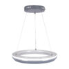 LEDTM® MELINA 61045 Μοντέρνο Κρεμαστό Φωτιστικό Οροφής LED 55W 6376lm 120° AC 220-240V IP20 Ρυθμιζόμενο Λευκό CCT με Χειριστήριο από 2700K έως 6000K Dimmable - Lumileds SMD Chip - Γκρι & Λευκό - Μ48 x Π48 x Υ6.5cm - 3 Χρόνια Εγγύηση - Image 6