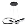 LEDTM® DEXTER 61049 Μοντέρνο Κρεμαστό Φωτιστικό Οροφής LED 72W 7200lm 300° AC 220-240V IP20 Ρυθμιζόμενο Λευκό CCT με Χειριστήριο από 2700K έως 6000K Dimmable - Lumileds SMD Chip - Μαύρο Ματ - Μ56 x Π56 x Υ14cm - 3 Χρόνια Εγγύηση - Image 2