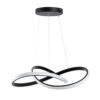 LEDTM® DEXTER 61049 Μοντέρνο Κρεμαστό Φωτιστικό Οροφής LED 72W 7200lm 300° AC 220-240V IP20 Ρυθμιζόμενο Λευκό CCT με Χειριστήριο από 2700K έως 6000K Dimmable - Lumileds SMD Chip - Μαύρο Ματ - Μ56 x Π56 x Υ14cm - 3 Χρόνια Εγγύηση - Image 4