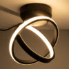 LEDTM® AMELIA 61052 Μοντέρνο Φωτιστικό Οροφής LED 20W 2400lm 300° AC 220-240V IP20 Ρυθμιζόμενο Λευκό CCT με On/Off 2700K/4500K/6000K - Lumileds SMD Chip - Μαύρο Ματ - Μ24.5 x Π16 x Υ25cm - 3 Χρόνια Εγγύηση - Image 6