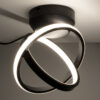 LEDTM® AMELIA 61052 Μοντέρνο Φωτιστικό Οροφής LED 20W 2400lm 300° AC 220-240V IP20 Ρυθμιζόμενο Λευκό CCT με On/Off 2700K/4500K/6000K - Lumileds SMD Chip - Μαύρο Ματ - Μ24.5 x Π16 x Υ25cm - 3 Χρόνια Εγγύηση - Image 7