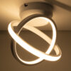 LEDTM® AMELIA 61053 Μοντέρνο Φωτιστικό Οροφής LED 20W 2400lm 300° AC 220-240V IP20 Ρυθμιζόμενο Λευκό CCT με On/Off 2700K/4500K/6000K - Lumileds SMD Chip - Λευκό Ματ - Μ24.5 x Π16 x Υ25cm - 3 Χρόνια Εγγύηση - Image 6