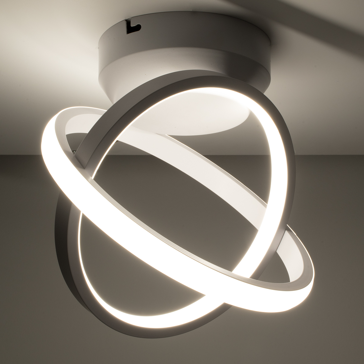 LEDTM® AMELIA 61053 Μοντέρνο Φωτιστικό Οροφής LED 20W 2400lm 300° AC 220-240V IP20 Ρυθμιζόμενο Λευκό CCT με On/Off 2700K/4500K/6000K - Lumileds SMD Chip - Λευκό Ματ - Μ24.5 x Π16 x Υ25cm - 3 Χρόνια Εγγύηση - Image 7