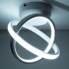 LEDTM® AMELIA 61053 Μοντέρνο Φωτιστικό Οροφής LED 20W 2400lm 300° AC 220-240V IP20 Ρυθμιζόμενο Λευκό CCT με On/Off 2700K/4500K/6000K - Lumileds SMD Chip - Λευκό Ματ - Μ24.5 x Π16 x Υ25cm - 3 Χρόνια Εγγύηση - Image 8