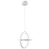 LEDTM® ALICE 61056 Μοντέρνο Κρεμαστό Φωτιστικό Οροφής LED 20W 2400lm 300° AC 220-240V IP20 Ρυθμιζόμενο Λευκό CCT με On/Off 2700K/4500K/6000K - Lumileds SMD Chip - Λευκό Ματ - Μ25 x Π22 x Υ25cm - 3 Χρόνια Εγγύηση - Image 5