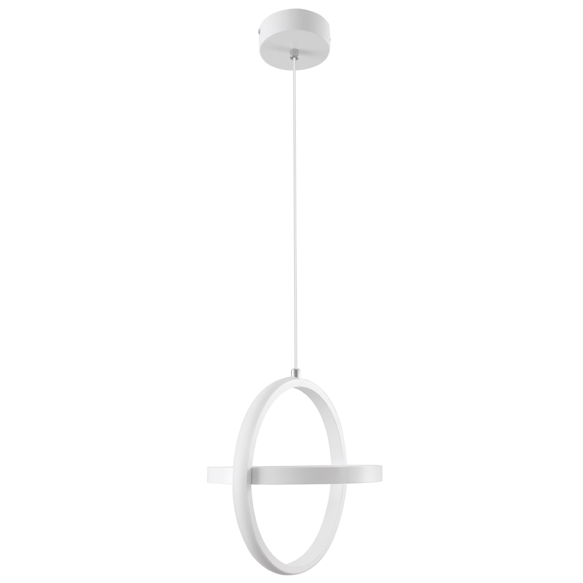 LEDTM® ALICE 61056 Μοντέρνο Κρεμαστό Φωτιστικό Οροφής LED 20W 2400lm 300° AC 220-240V IP20 Ρυθμιζόμενο Λευκό CCT με On/Off 2700K/4500K/6000K - Lumileds SMD Chip - Λευκό Ματ - Μ25 x Π22 x Υ25cm - 3 Χρόνια Εγγύηση - Image 5