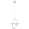 LEDTM® ALICE 61056 Μοντέρνο Κρεμαστό Φωτιστικό Οροφής LED 20W 2400lm 300° AC 220-240V IP20 Ρυθμιζόμενο Λευκό CCT με On/Off 2700K/4500K/6000K - Lumileds SMD Chip - Λευκό Ματ - Μ25 x Π22 x Υ25cm - 3 Χρόνια Εγγύηση - Image 6