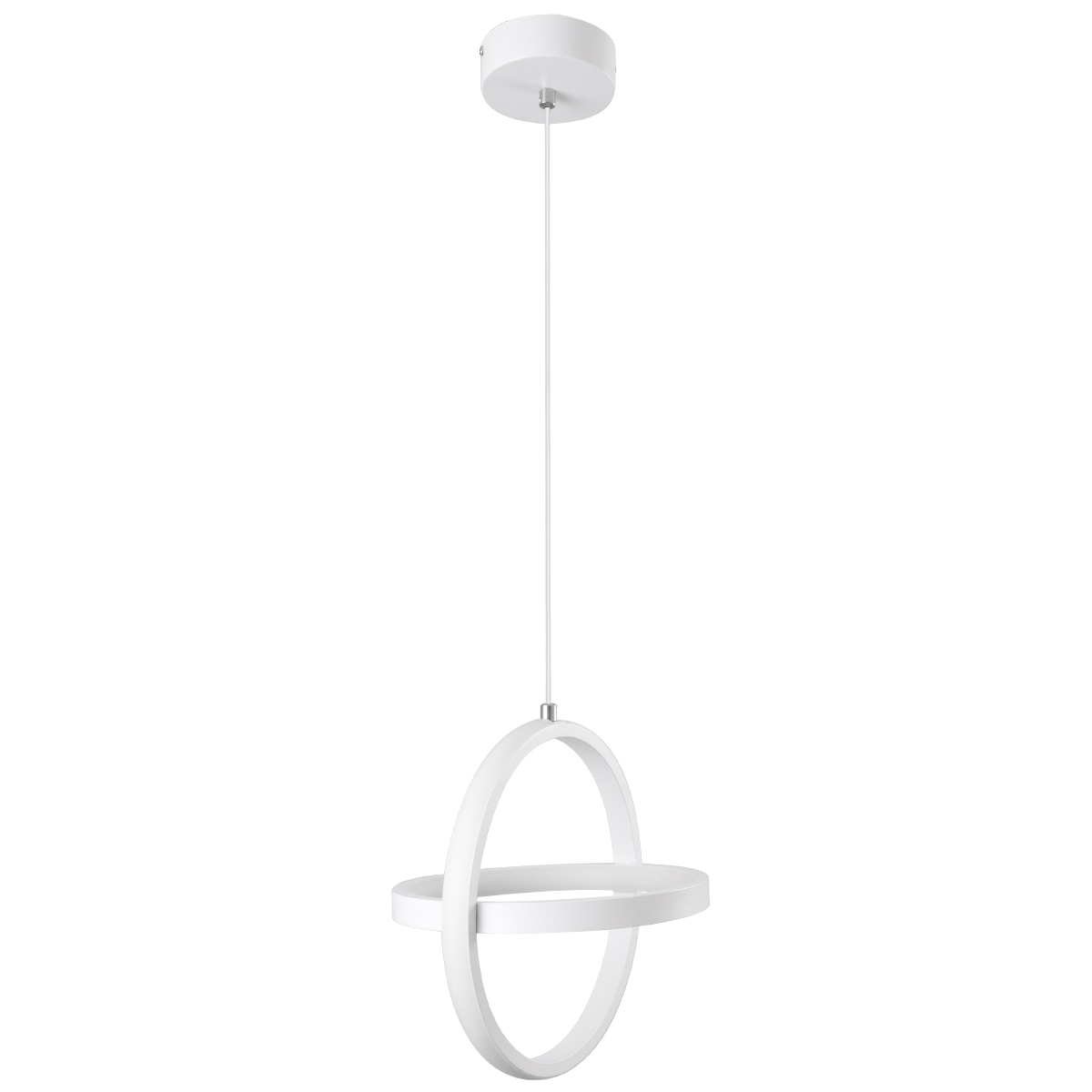 LEDTM® ALICE 61056 Μοντέρνο Κρεμαστό Φωτιστικό Οροφής LED 20W 2400lm 300° AC 220-240V IP20 Ρυθμιζόμενο Λευκό CCT με On/Off 2700K/4500K/6000K - Lumileds SMD Chip - Λευκό Ματ - Μ25 x Π22 x Υ25cm - 3 Χρόνια Εγγύηση - Image 6