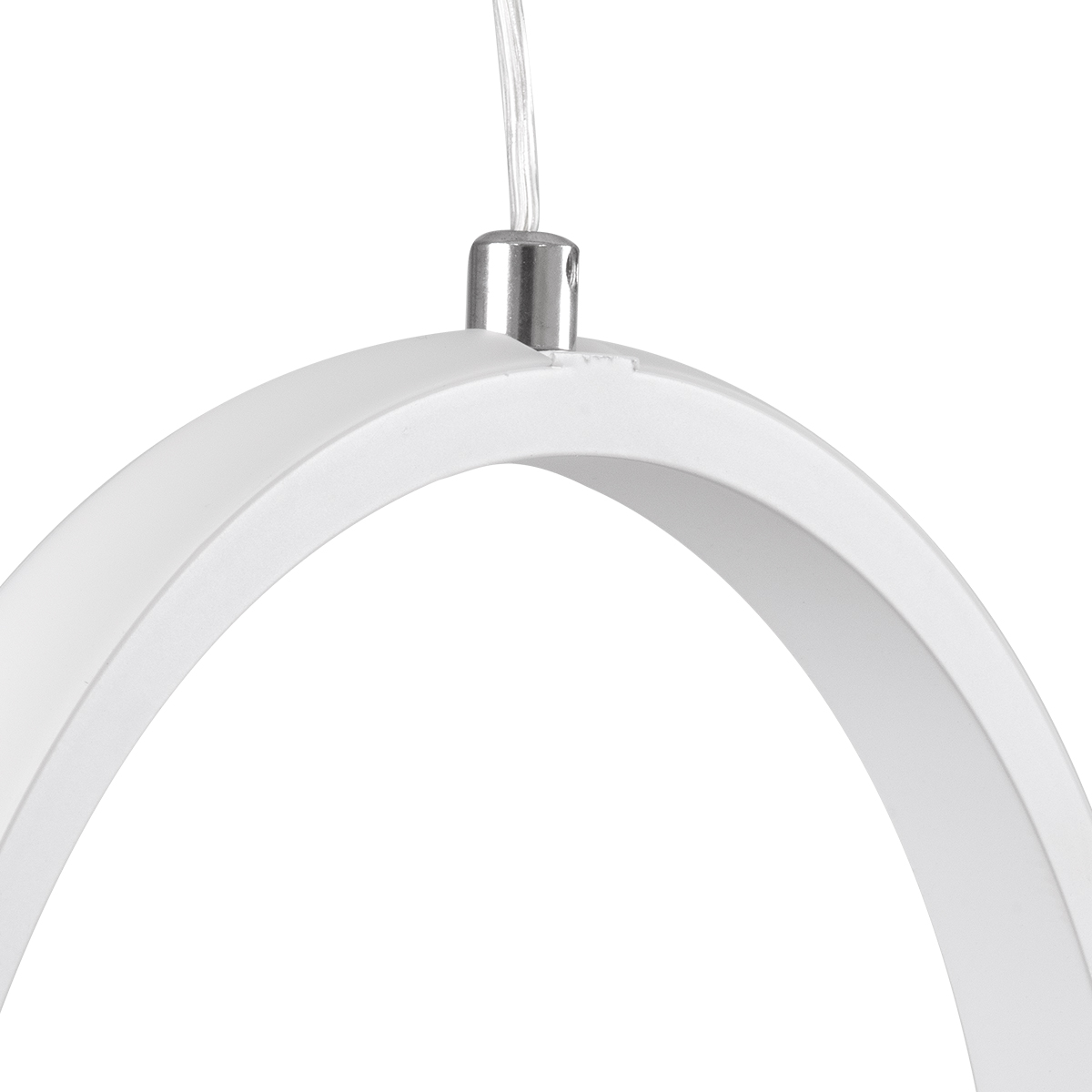LEDTM® ALICE 61056 Μοντέρνο Κρεμαστό Φωτιστικό Οροφής LED 20W 2400lm 300° AC 220-240V IP20 Ρυθμιζόμενο Λευκό CCT με On/Off 2700K/4500K/6000K - Lumileds SMD Chip - Λευκό Ματ - Μ25 x Π22 x Υ25cm - 3 Χρόνια Εγγύηση - Image 8