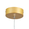 LEDTM® ALICE 61057 Μοντέρνο Κρεμαστό Φωτιστικό Οροφής LED 20W 2400lm 300° AC 220-240V IP20 Ρυθμιζόμενο Λευκό CCT με On/Off 2700K/4500K/6000K - Lumileds SMD Chip - Χρυσό Βούρτσας - Μ25 x Π22 x Υ25cm - 3 Χρόνια Εγγύηση - Image 7