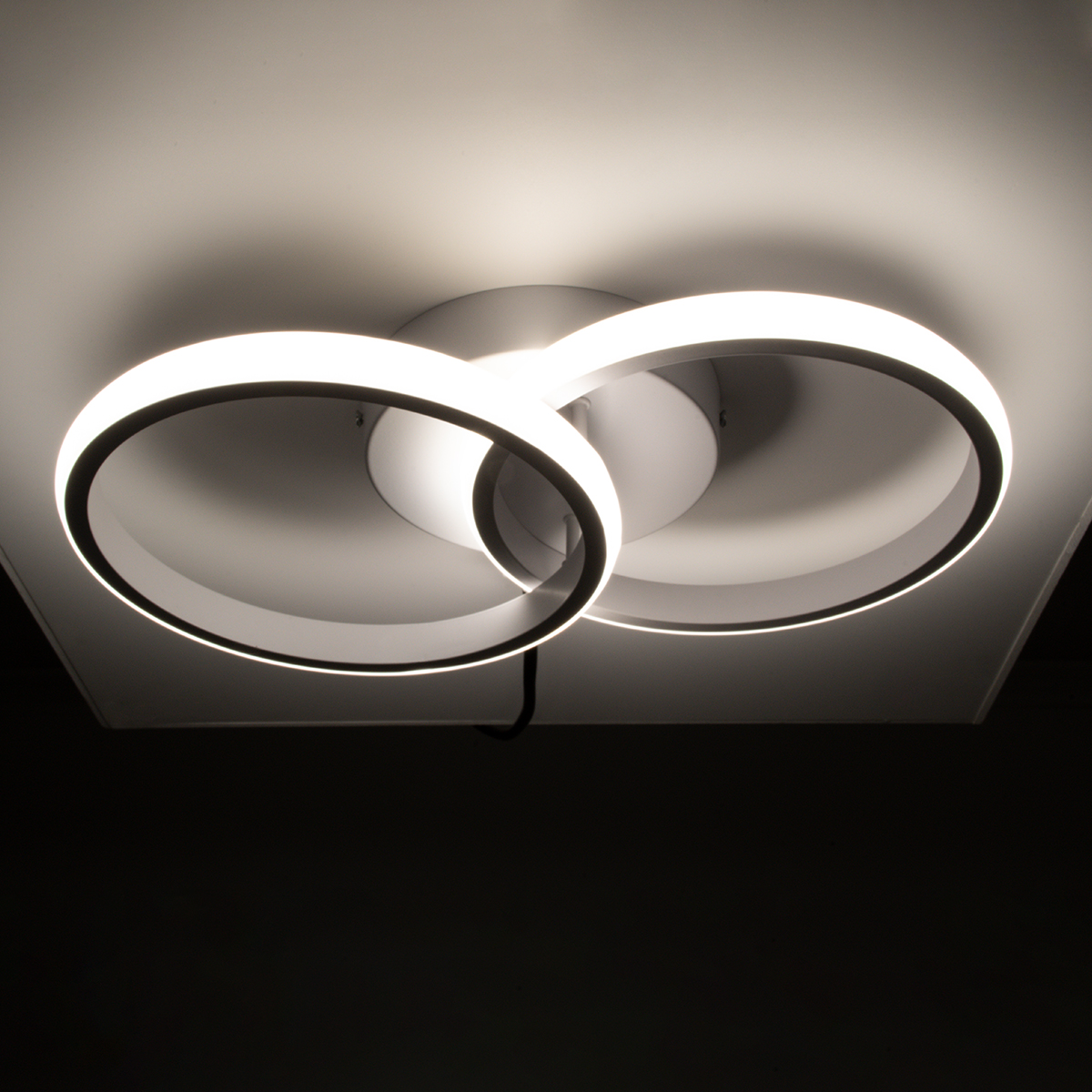 LEDTM® CORA 61059 Μοντέρνο Φωτιστικό Οροφής LED 18W 2160lm 300° AC 220-240V IP20 Ρυθμιζόμενο Λευκό CCT με On/Off 2700K/4500K/6000K - Lumileds SMD Chip - Λευκό Ματ - Μ36 x Π20.5 x Υ7cm - 3 Χρόνια Εγγύηση - Image 7