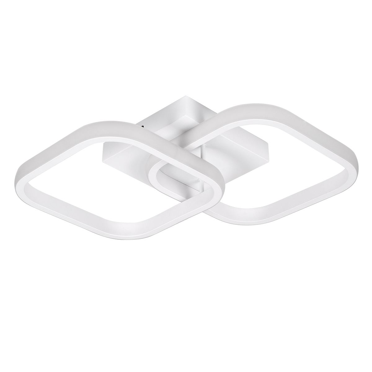 LEDTM® NORA 61062 Μοντέρνο Φωτιστικό Οροφής LED 22W 2640lm 300° AC 220-240V IP20 Ρυθμιζόμενο Λευκό CCT με On/Off 2700K/4500K/6000K - Lumileds SMD Chip - Λευκό Ματ - Μ40 x Π24 x Υ7cm - 3 Χρόνια Εγγύηση - Image 3