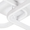 LEDTM® NORA 61062 Μοντέρνο Φωτιστικό Οροφής LED 22W 2640lm 300° AC 220-240V IP20 Ρυθμιζόμενο Λευκό CCT με On/Off 2700K/4500K/6000K - Lumileds SMD Chip - Λευκό Ματ - Μ40 x Π24 x Υ7cm - 3 Χρόνια Εγγύηση - Image 5