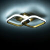 LEDTM® NORA 61063 Μοντέρνο Φωτιστικό Οροφής LED 22W 2640lm 300° AC 220-240V IP20 Ρυθμιζόμενο Λευκό CCT με On/Off 2700K/4500K/6000K - Lumileds SMD Chip - Σατινέ Χρυσό Βούρτσας - Μ40 x Π24 x Υ7cm - 3 Χρόνια Εγγύηση - Image 8