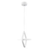 LEDTM® ROSE 61065 Μοντέρνο Κρεμαστό Φωτιστικό Οροφής LED 22W 2640lm 300° AC 220-240V IP20 Ρυθμιζόμενο Λευκό CCT με On/Off 2700K/4500K/6000K - Lumileds SMD Chip - Λευκό Ματ - Μ24 x Π22 x Υ24cm - 3 Χρόνια Εγγύηση - Image 5
