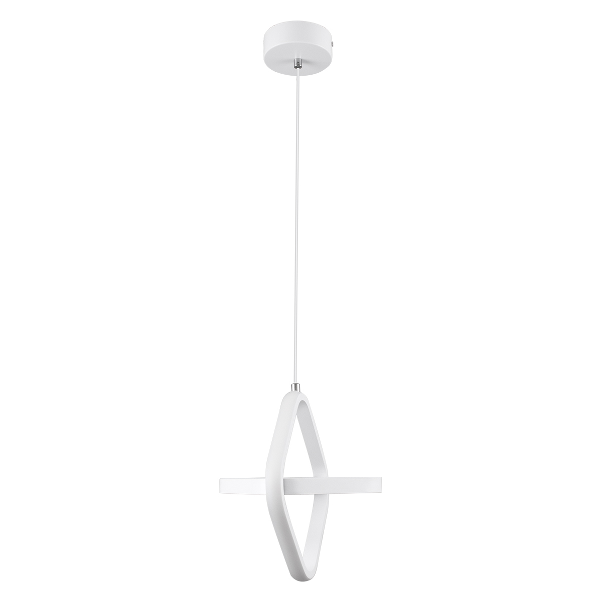 LEDTM® ROSE 61065 Μοντέρνο Κρεμαστό Φωτιστικό Οροφής LED 22W 2640lm 300° AC 220-240V IP20 Ρυθμιζόμενο Λευκό CCT με On/Off 2700K/4500K/6000K - Lumileds SMD Chip - Λευκό Ματ - Μ24 x Π22 x Υ24cm - 3 Χρόνια Εγγύηση - Image 5