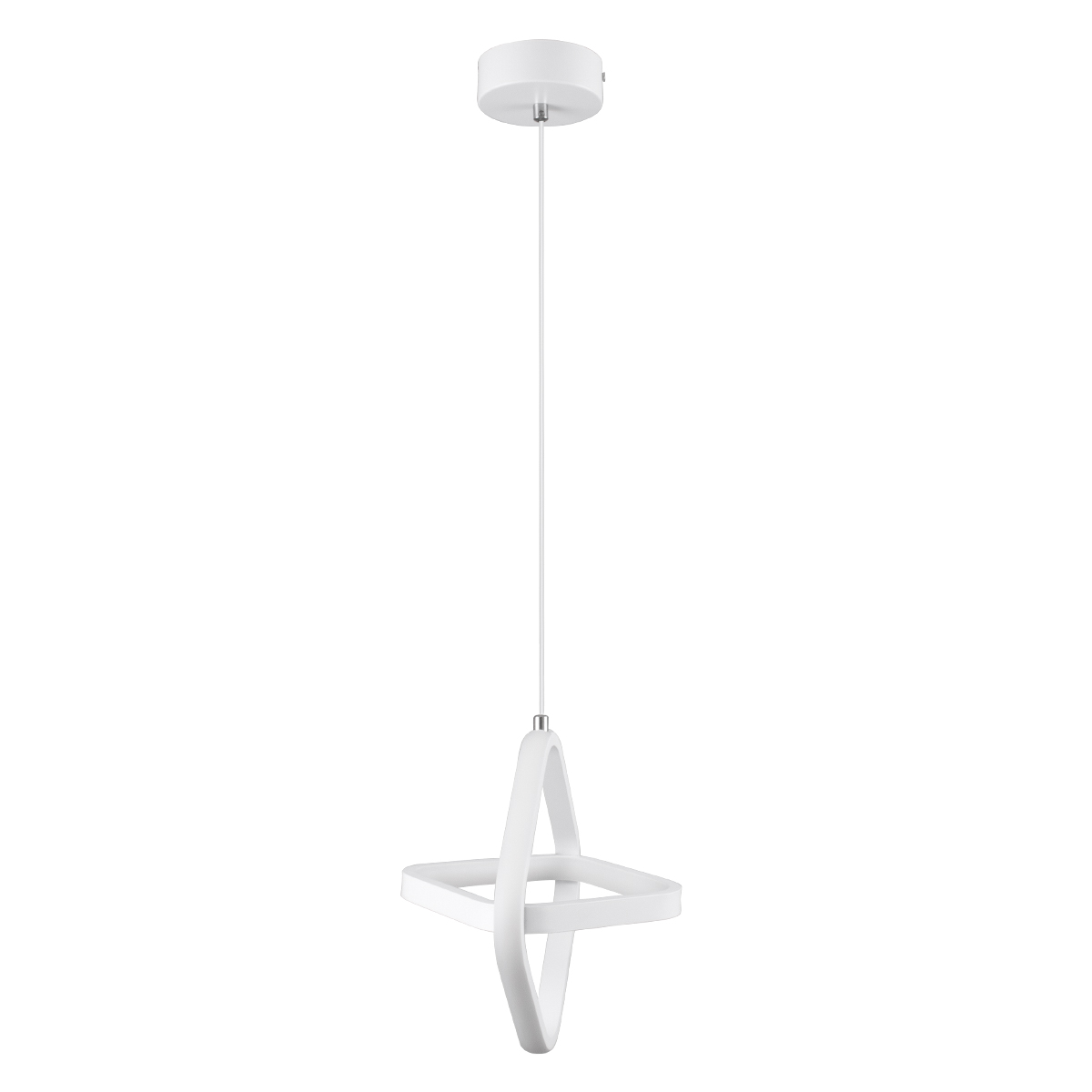 LEDTM® ROSE 61065 Μοντέρνο Κρεμαστό Φωτιστικό Οροφής LED 22W 2640lm 300° AC 220-240V IP20 Ρυθμιζόμενο Λευκό CCT με On/Off 2700K/4500K/6000K - Lumileds SMD Chip - Λευκό Ματ - Μ24 x Π22 x Υ24cm - 3 Χρόνια Εγγύηση - Image 6