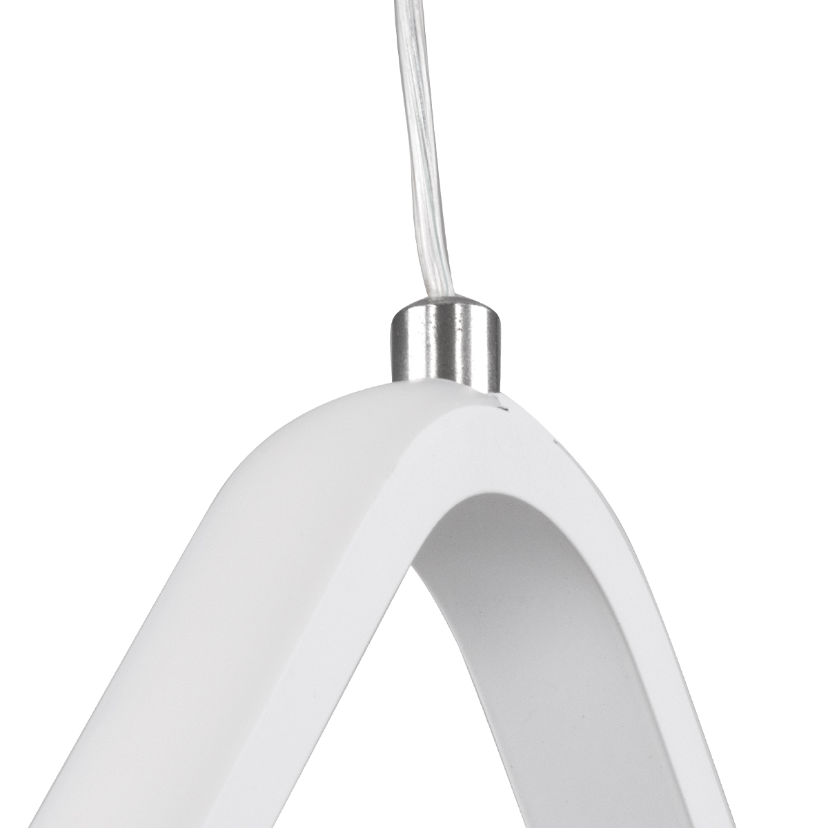 LEDTM® ROSE 61065 Μοντέρνο Κρεμαστό Φωτιστικό Οροφής LED 22W 2640lm 300° AC 220-240V IP20 Ρυθμιζόμενο Λευκό CCT με On/Off 2700K/4500K/6000K - Lumileds SMD Chip - Λευκό Ματ - Μ24 x Π22 x Υ24cm - 3 Χρόνια Εγγύηση - Image 8