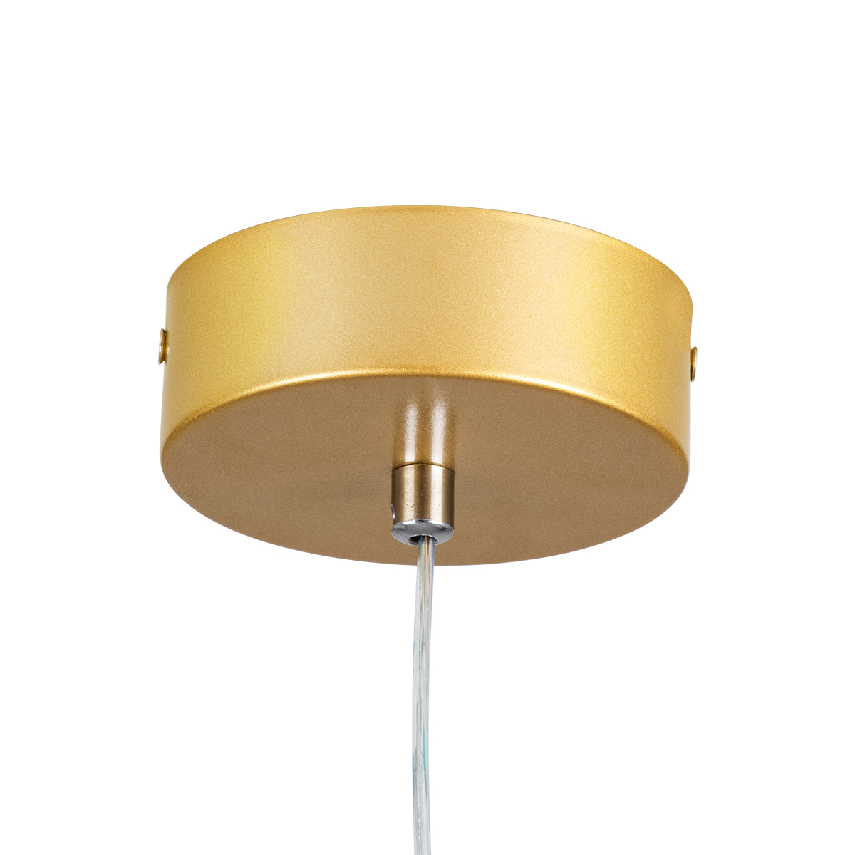 LEDTM® ROSE 61066 Μοντέρνο Κρεμαστό Φωτιστικό Οροφής LED 22W 2640lm 300° AC 220-240V IP20 Ρυθμιζόμενο Λευκό CCT με On/Off 2700K/4500K/6000K - Lumileds SMD Chip - Χρυσό Βούρτσας - Μ24 x Π22 x Υ24cm - 3 Χρόνια Εγγύηση - Image 7