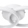 LEDTM® EVA 61068 Μοντέρνο Φωτιστικό Οροφής LED 16W 1920lm 300° AC 220-240V IP20 Ρυθμιζόμενο Λευκό CCT με On/Off 2700K/4500K/6000K - Lumileds SMD Chip - Λευκό Ματ - Μ33 x Π21 x Υ7cm - 3 Χρόνια Εγγύηση - Image 5