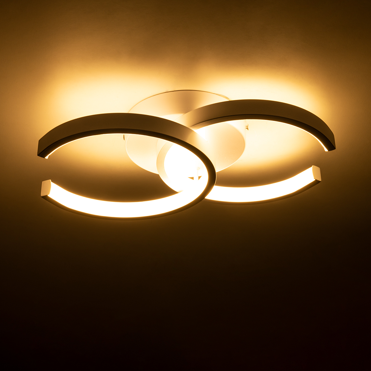LEDTM® EVA 61068 Μοντέρνο Φωτιστικό Οροφής LED 16W 1920lm 300° AC 220-240V IP20 Ρυθμιζόμενο Λευκό CCT με On/Off 2700K/4500K/6000K - Lumileds SMD Chip - Λευκό Ματ - Μ33 x Π21 x Υ7cm - 3 Χρόνια Εγγύηση - Image 6