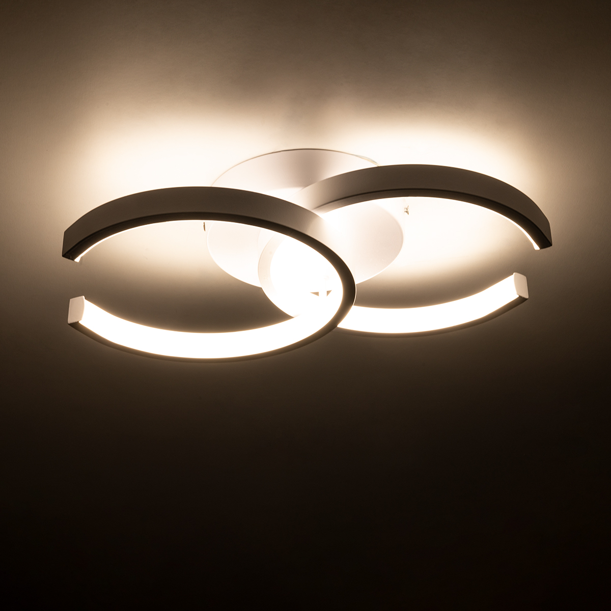 LEDTM® EVA 61068 Μοντέρνο Φωτιστικό Οροφής LED 16W 1920lm 300° AC 220-240V IP20 Ρυθμιζόμενο Λευκό CCT με On/Off 2700K/4500K/6000K - Lumileds SMD Chip - Λευκό Ματ - Μ33 x Π21 x Υ7cm - 3 Χρόνια Εγγύηση - Image 7