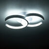 LEDTM® EVA 61068 Μοντέρνο Φωτιστικό Οροφής LED 16W 1920lm 300° AC 220-240V IP20 Ρυθμιζόμενο Λευκό CCT με On/Off 2700K/4500K/6000K - Lumileds SMD Chip - Λευκό Ματ - Μ33 x Π21 x Υ7cm - 3 Χρόνια Εγγύηση - Image 8