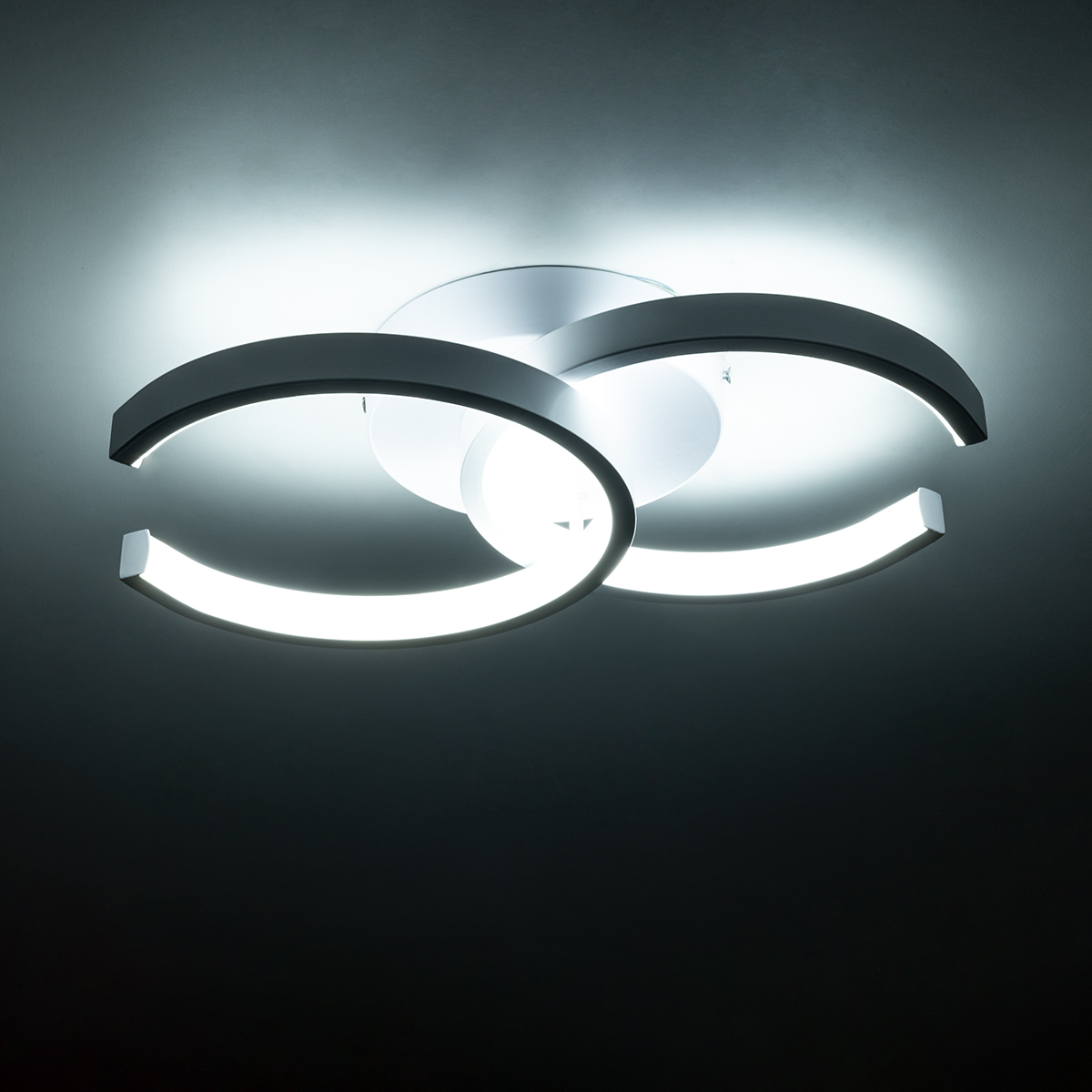 LEDTM® EVA 61068 Μοντέρνο Φωτιστικό Οροφής LED 16W 1920lm 300° AC 220-240V IP20 Ρυθμιζόμενο Λευκό CCT με On/Off 2700K/4500K/6000K - Lumileds SMD Chip - Λευκό Ματ - Μ33 x Π21 x Υ7cm - 3 Χρόνια Εγγύηση - Image 8