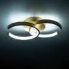 LEDTM® EVA 61069 Μοντέρνο Φωτιστικό Οροφής LED 16W 1920lm 300° AC 220-240V IP20 Ρυθμιζόμενο Λευκό CCT με On/Off 2700K/4500K/6000K - Lumileds SMD Chip - Χρυσό Βούρτσας - Μ33 x Π21 x Υ7cm - 3 Χρόνια Εγγύηση - Image 8