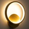 LEDTM® TED 61072 Μοντέρνο Φωτιστικό Τοίχου - Απλίκα LED 9W 1080lm 300° AC 220-240V IP20 Ρυθμιζόμενο Λευκό CCT με On/Off 2700K/4500K/6000K - Lumileds SMD Chip - Χρυσό Βούρτσας - Μ20 x Π5.5 x Υ23cm - 3 Χρόνια Εγγύηση - Image 7