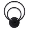 LEDTM® FREDDIE 61076 Μοντέρνο Φωτιστικό Τοίχου - Απλίκα LED 15W 1800lm 300° AC 220-240V IP20 Ρυθμιζόμενο Λευκό CCT με On/Off 2700K/4500K/6000K - Lumileds SMD Chip - Μαύρο Ματ - Μ20 x Π7.5 x Υ25cm - 3 Χρόνια Εγγύηση - Image 4