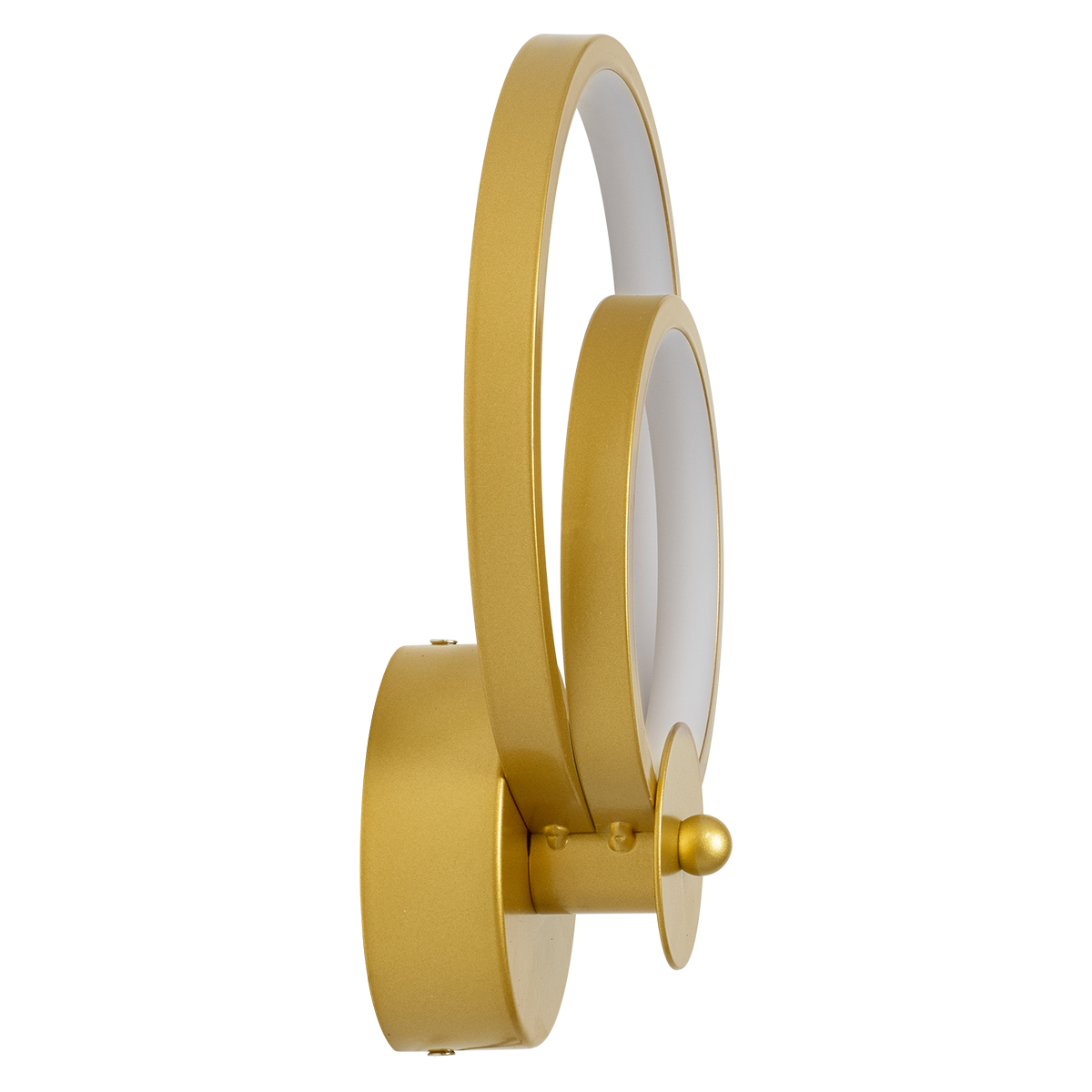 LEDTM® FREDDIE 61078 Μοντέρνο Φωτιστικό Τοίχου - Απλίκα LED 15W 1080lm 300° AC 220-240V IP20 Ρυθμιζόμενο Λευκό CCT με On/Off 2700K/4500K/6000K - Lumileds SMD Chip - Χρυσό Βούρτσας - Μ20 x Π7.5 x Υ25cm - 3 Χρόνια Εγγύηση - Image 5