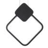 LEDTM® MARY 61082 Μοντέρνο Κρεμαστό Φωτιστικό Οροφής LED 12W 1440lm 300° AC 220-240V IP20 Ρυθμιζόμενο Λευκό CCT με On/Off 2700K/4500K/6000K - Lumileds SMD Chip - Μαύρο - Μ20 x Π2.3 x Υ28.5cm - 3 Χρόνια Εγγύηση - Image 6