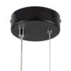 LEDTM® MARY 61082 Μοντέρνο Κρεμαστό Φωτιστικό Οροφής LED 12W 1440lm 300° AC 220-240V IP20 Ρυθμιζόμενο Λευκό CCT με On/Off 2700K/4500K/6000K - Lumileds SMD Chip - Μαύρο - Μ20 x Π2.3 x Υ28.5cm - 3 Χρόνια Εγγύηση - Image 8