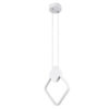LEDTM® MARY 61083 Μοντέρνο Κρεμαστό Φωτιστικό Οροφής LED 12W 1440lm 300° AC 220-240V IP20 Ρυθμιζόμενο Λευκό CCT με On/Off 2700K/4500K/6000K - Lumileds SMD Chip - Λευκό - Μ20 x Π2.3 x Υ28.5cm - 3 Χρόνια Εγγύηση - Image 4