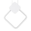 LEDTM® MARY 61083 Μοντέρνο Κρεμαστό Φωτιστικό Οροφής LED 12W 1440lm 300° AC 220-240V IP20 Ρυθμιζόμενο Λευκό CCT με On/Off 2700K/4500K/6000K - Lumileds SMD Chip - Λευκό - Μ20 x Π2.3 x Υ28.5cm - 3 Χρόνια Εγγύηση - Image 6