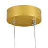 LEDTM® MARY 61084 Μοντέρνο Κρεμαστό Φωτιστικό Οροφής LED 12W 1440lm 300° AC 220-240V IP20 Ρυθμιζόμενο Λευκό CCT με On/Off 2700K/4500K/6000K - Lumileds SMD Chip - Χρυσό Βούρτσας - Μ20 x Π2.3 x Υ28.5cm - 3 Χρόνια Εγγύηση - Image 8