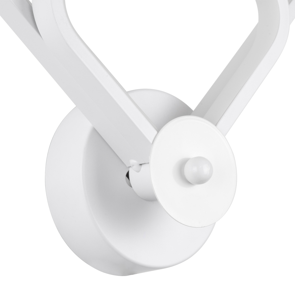 LEDTM® ANNA 61086 Μοντέρνο Φωτιστικό Τοίχου - Απλίκα LED 15W 1800lm 300° AC 220-240V IP20 Ρυθμιζόμενο Λευκό CCT με On/Off 2700K/4500K/6000K - Lumileds SMD Chip - Λευκό Ματ - Μ25 x Π8 x Υ30cm - 3 Χρόνια Εγγύηση - Image 6